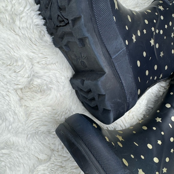 Girls Toddler Blue Coraline Style Rain Boots Stars sz 11 - Picture 4 of 5